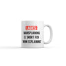 Ladies Mansplaining Is Short for Men Explaining Mug Funny Sarcastic Graphic Novelty Coffee Cup-11oz