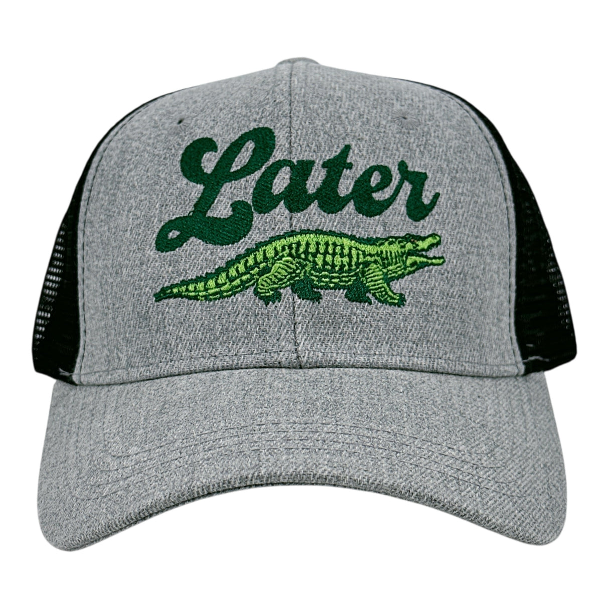 Later Alligator Hat Funny Sarcastic Gator Graphic Novelty Cap
