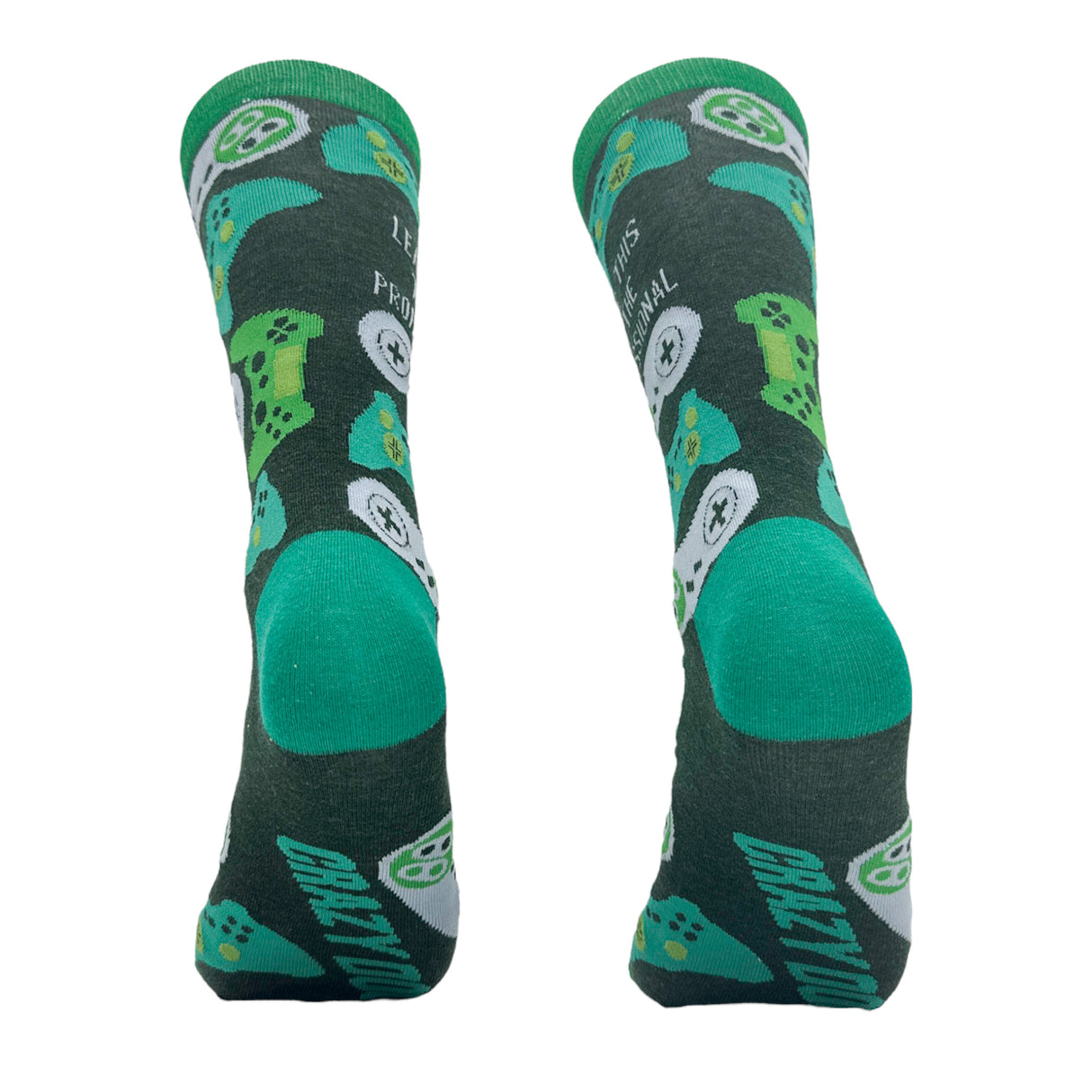 Men's I Paused My Game For This Socks Funny Nerdy Video Game Novelty Footwear