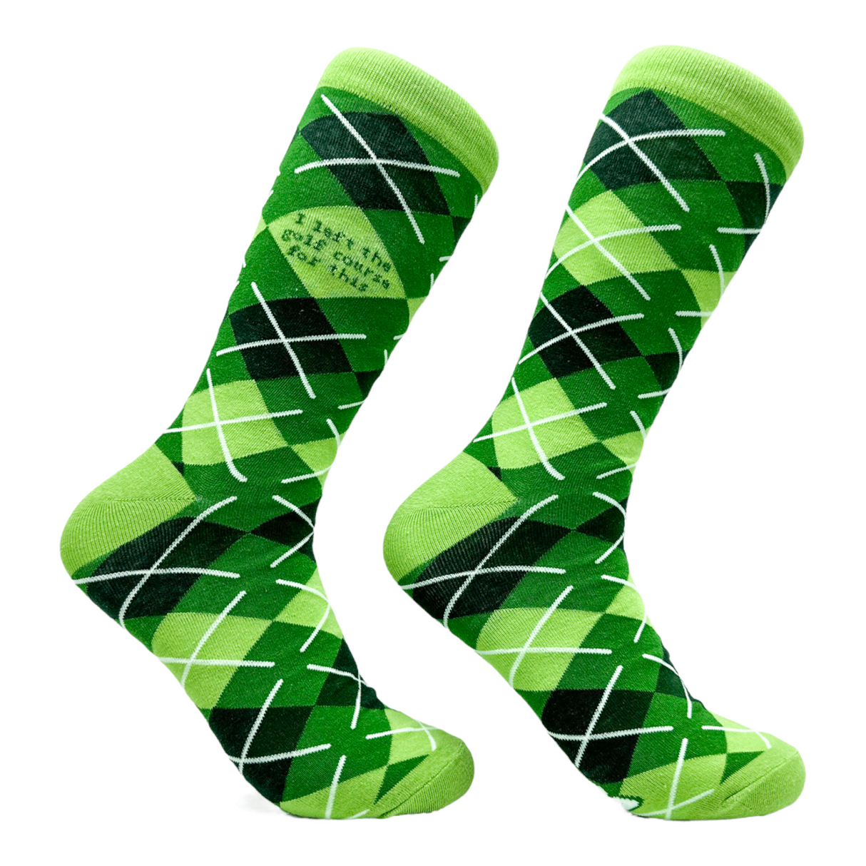 Men's I Left The Golf Course For This Socks Funny Golfing Lovers Joke Footwear