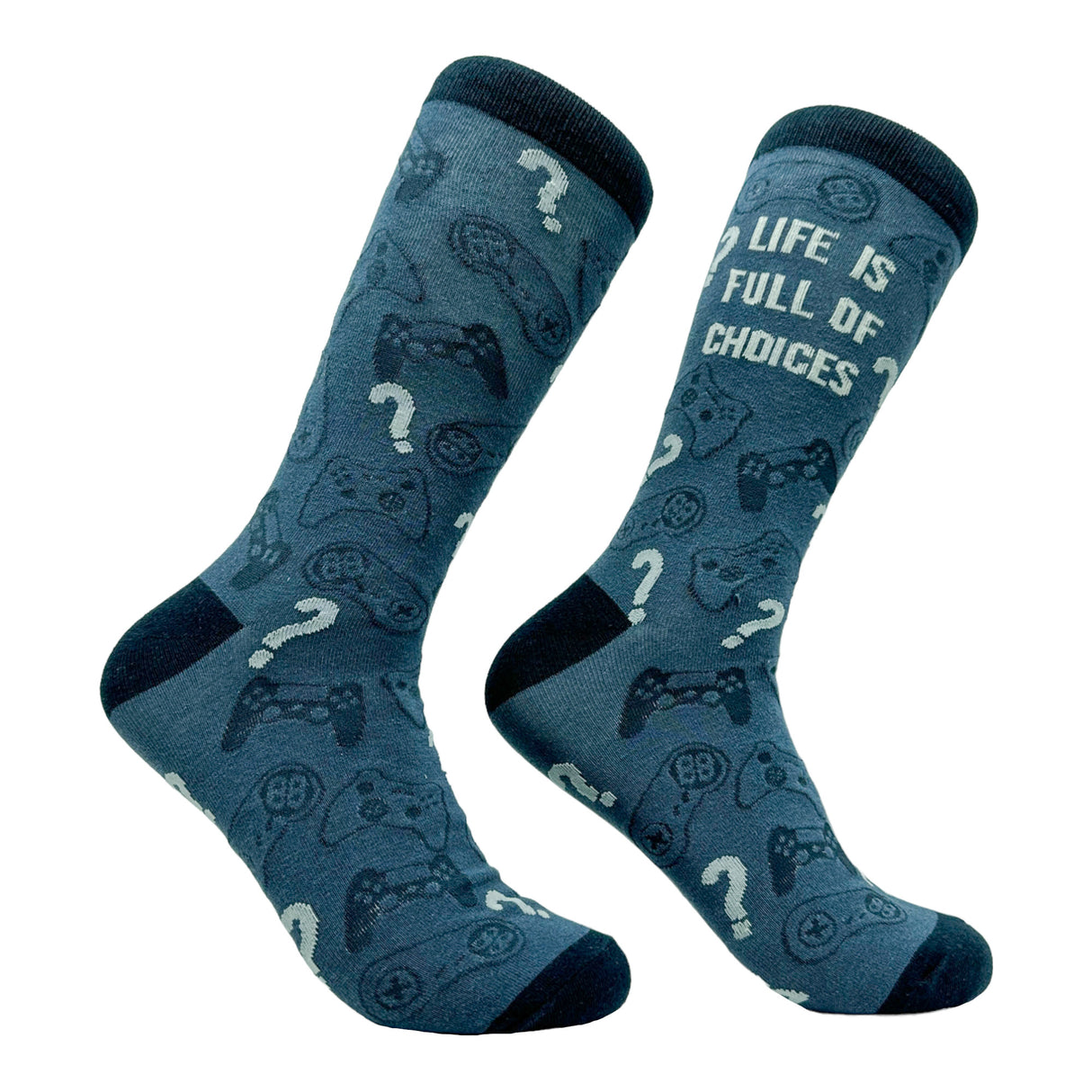 Men's I Paused My Game For This Socks Funny Nerdy Video Game Novelty Footwear