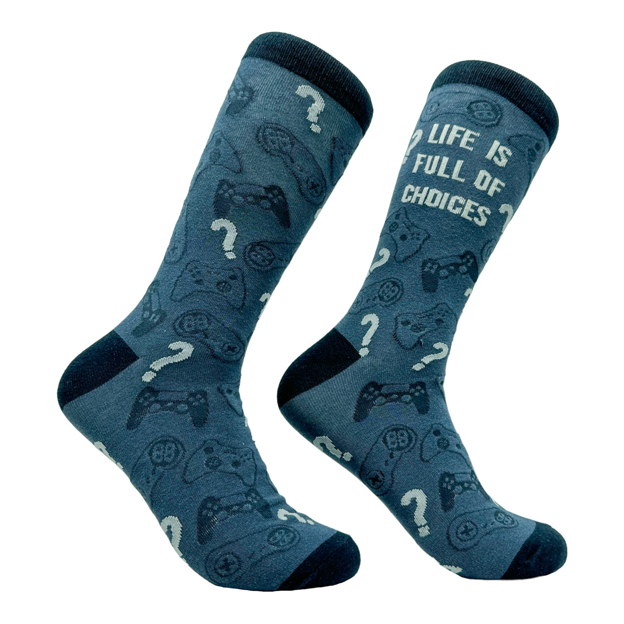 Funny Mens Video Game Socks Hilarious Gaming Footwear for Retro or Modern Gamer