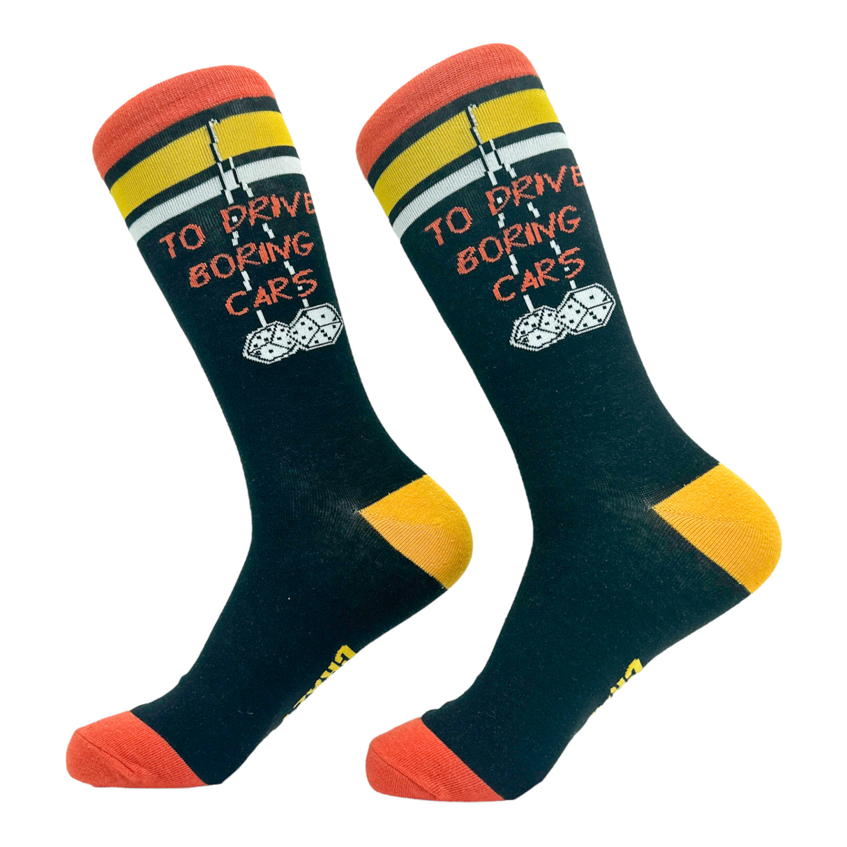 Men's Lifes Too Short To Drive Boring Cars Socks Funny Fast Car Engine Lovers Footwear