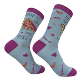 Women's Draw Me Like One Of Your French Girls Socks Funny Lounging Cat