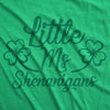 Womens Little Ms Shenanigans T Shirt Funny St Patricks Day Parade Outfit Graphic Novelty Tee