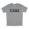 Kids' Ask Me About My Llama T Shirt Funny Youth Llama Flip Shirt Llamas Tee