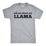 Ask Me About My Llama Flip Men's Tshirt