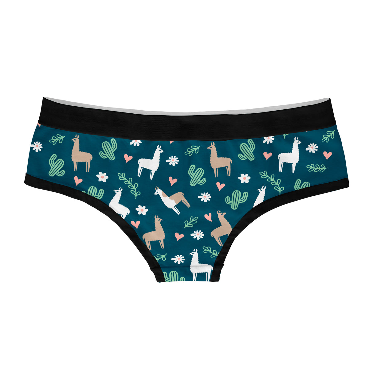 Womens Llama Panties Cute Sexy Cactus Graphic Bikini Brief Funny Underwear For Ladies