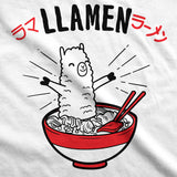 Womens Llamen Funny Ramen T-shirt For Foodie Girls