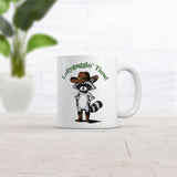 Lollygaggin Time Mug Funny Sarcastic Raccoon Graphic Novelty Coffee Cup-11oz
