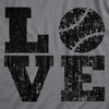 Womens LOVE Baseball Mama Funny Game Day Lover Cute Cool T shirt for Ladies