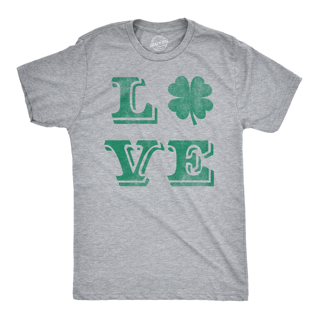 LOVE Lucky Clover Men's Tshirt