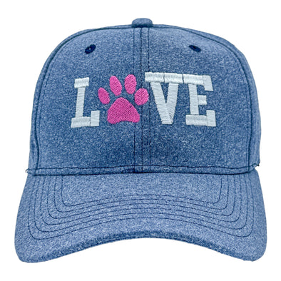 Love Paw Hat Funny Cute Dog Foot Baseball Cap Pet Animal Lover Novelty Hat