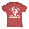 Mens Funny T Shirts Everyone Loves An Underdog Sarcastic Hotdog Graphic Tee For Men