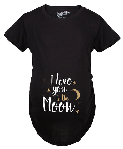 Maternity I Love You To The Moon Cute Maternity Shirts Announce Pregnancy Shirt Fun