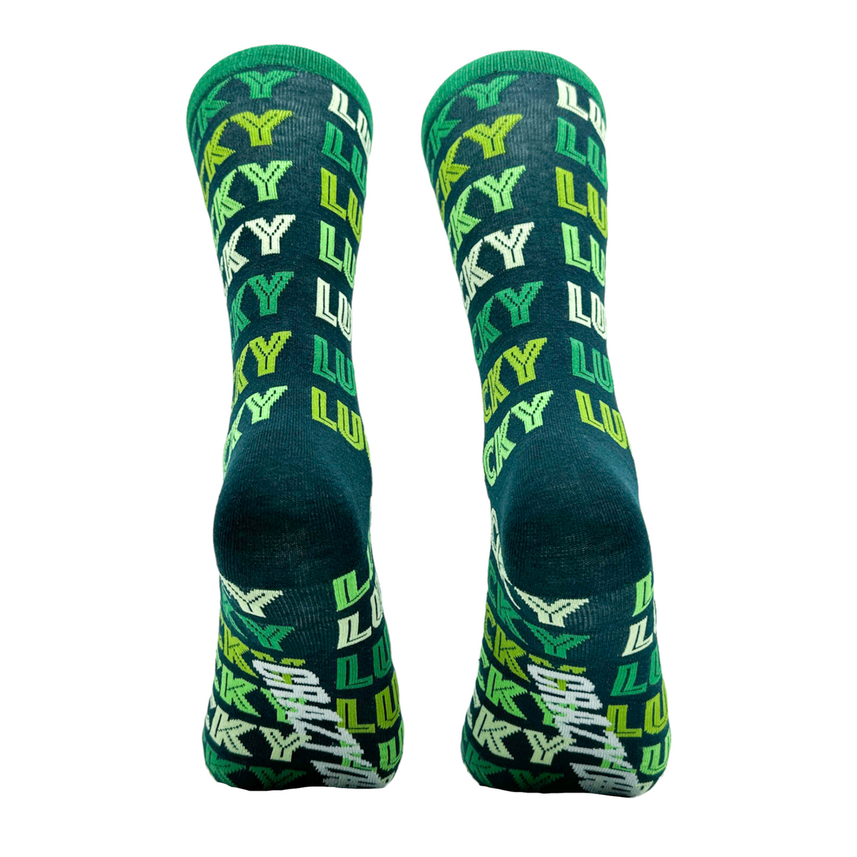 Men's Lucky Socks Funny St Paddys Day Parade Party Footwear