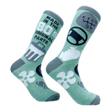 Men's Made In The 80s Socks Funny Car Parts Mechanic Footwear