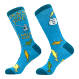 Men's I'm So Good With My Rod I Make Fish Come Socks Funny Fishing Sexual Innuendo Novelty Footwear