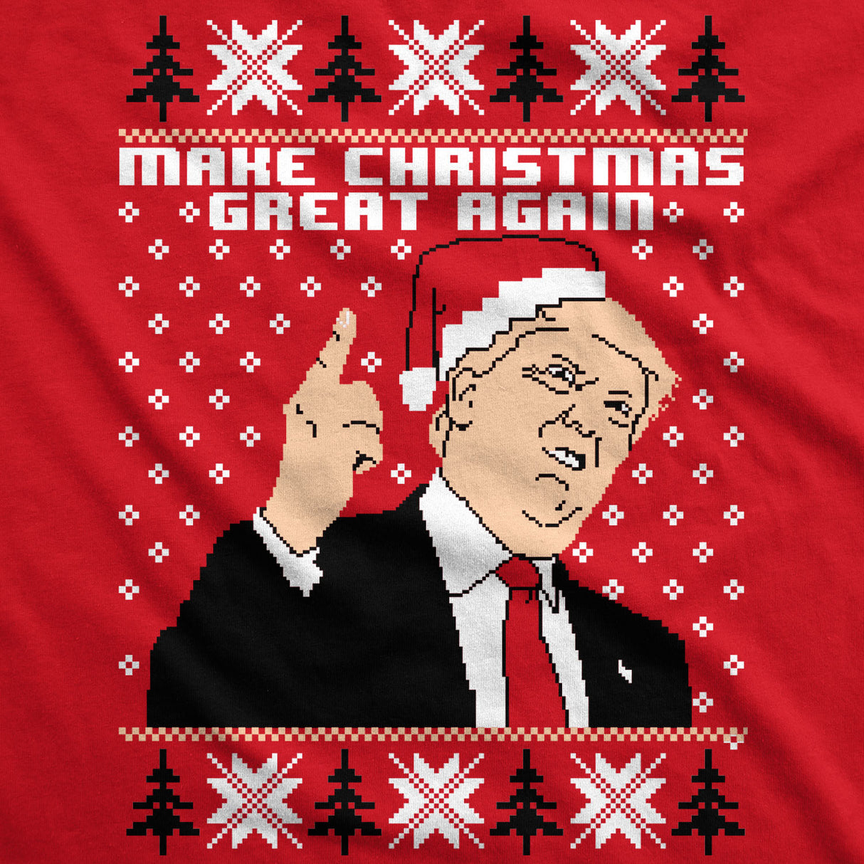 Make Christmas Great Again Ugly Christmas Sweater Men's Tshirt