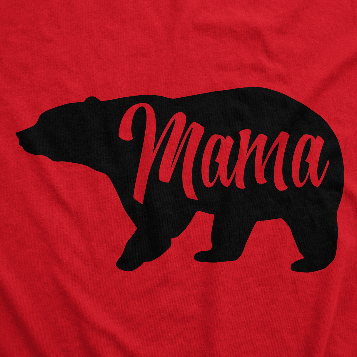 Womens Mama Bear T shirt Cute Funny Best Mom of Boys Girls Cool Mother Tee