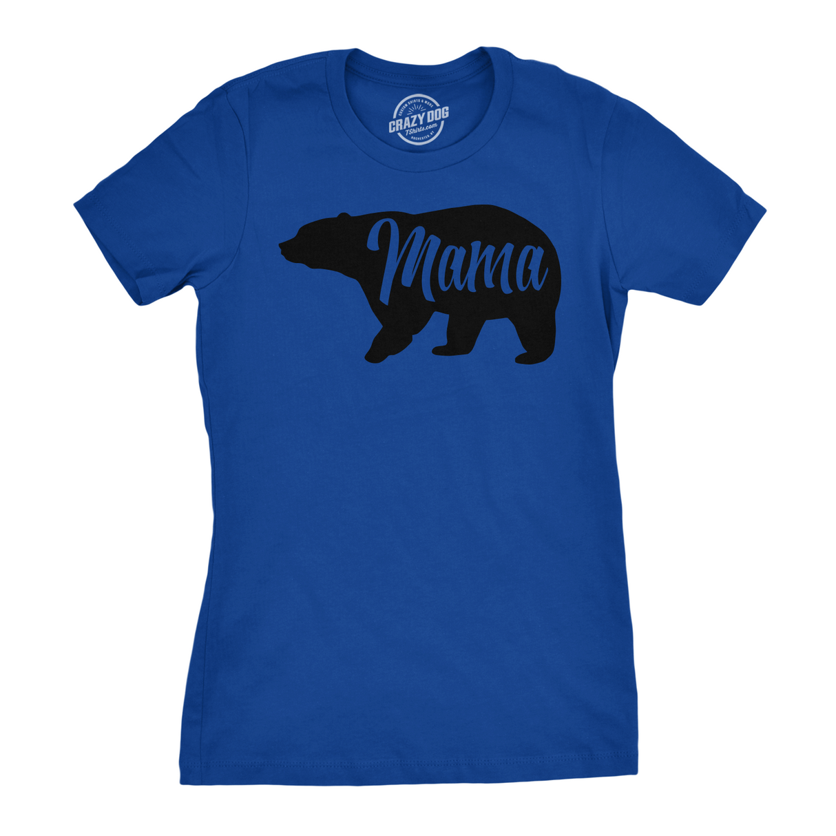 Womens Mama Bear T shirt Cute Funny Best Mom of Boys Girls Cool Mother Tee