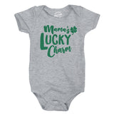 Baby Mamas Lucky Charm Funny Irish Shamrock Saint Patricks Day Infant Bodysuit