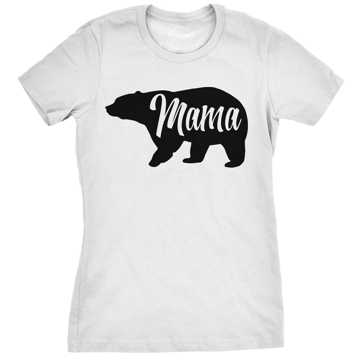 Womens Mama Bear T shirt Cute Funny Best Mom of Boys Girls Cool Mother Tee