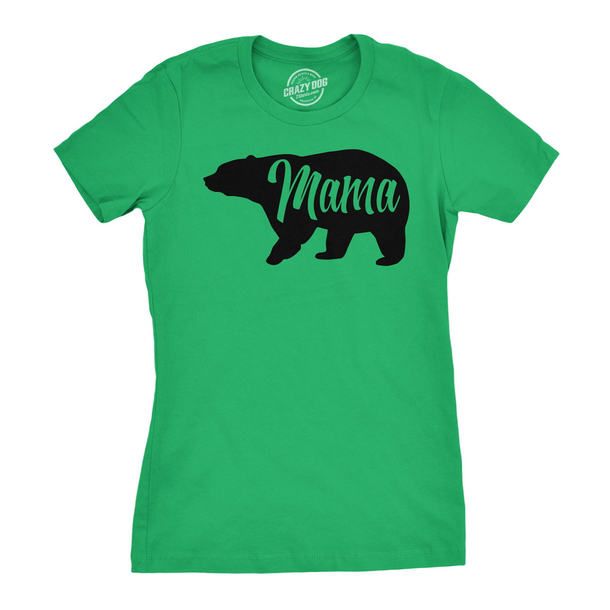 Womens Mama Bear T shirt Cute Funny Best Mom of Boys Girls Cool Mother Tee