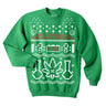 Unisex Have Yourself A Marijuana Christmas Crew Neck Sweatshirt For Xmas Party