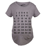 Maternity Calendar Countdown Pregnancy Tee Mark Off Baby Announcement Tshirt