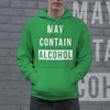 May Contain Alcohol Hoodie Funny Saint Patricks Day Parade St Patty Shirt Graphic  Sweatshirt