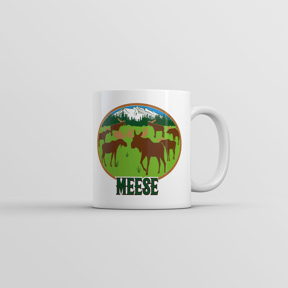 Meese Mug Funny Sarcastic Animal Coffee Cup-11oz