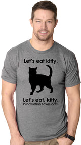 Let's Eat Kitty Men's Tshirt