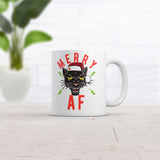 Merry AF Mug Funny Christmas Kitten Graphic Coffee Cup-11oz