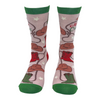 Women's Merry Christmas Yall Socks Funny Xmas Cowboy Boots Footwear