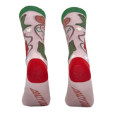 Women's Merry Christmas Yall Socks Funny Xmas Cowboy Boots Footwear