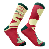 Men's Have Yourself A Merry Juana Christmas Socks Funny 420 Xmas Weed Smokers Footwear