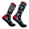 Men's Metal Fan Socks Funny Heavy Music Air Blowing Fans Joke Footwear