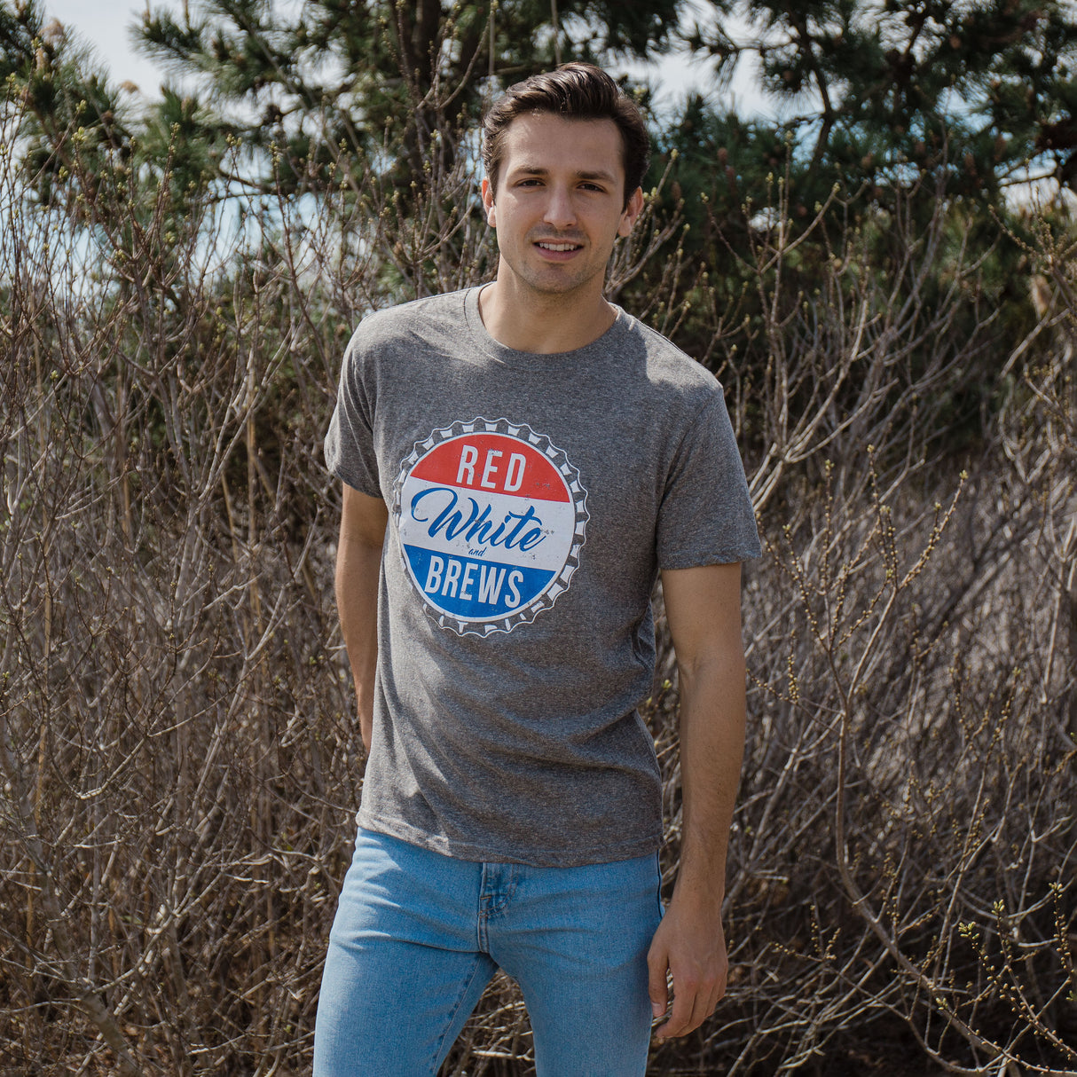 Red White and Brews Men's Tshirt