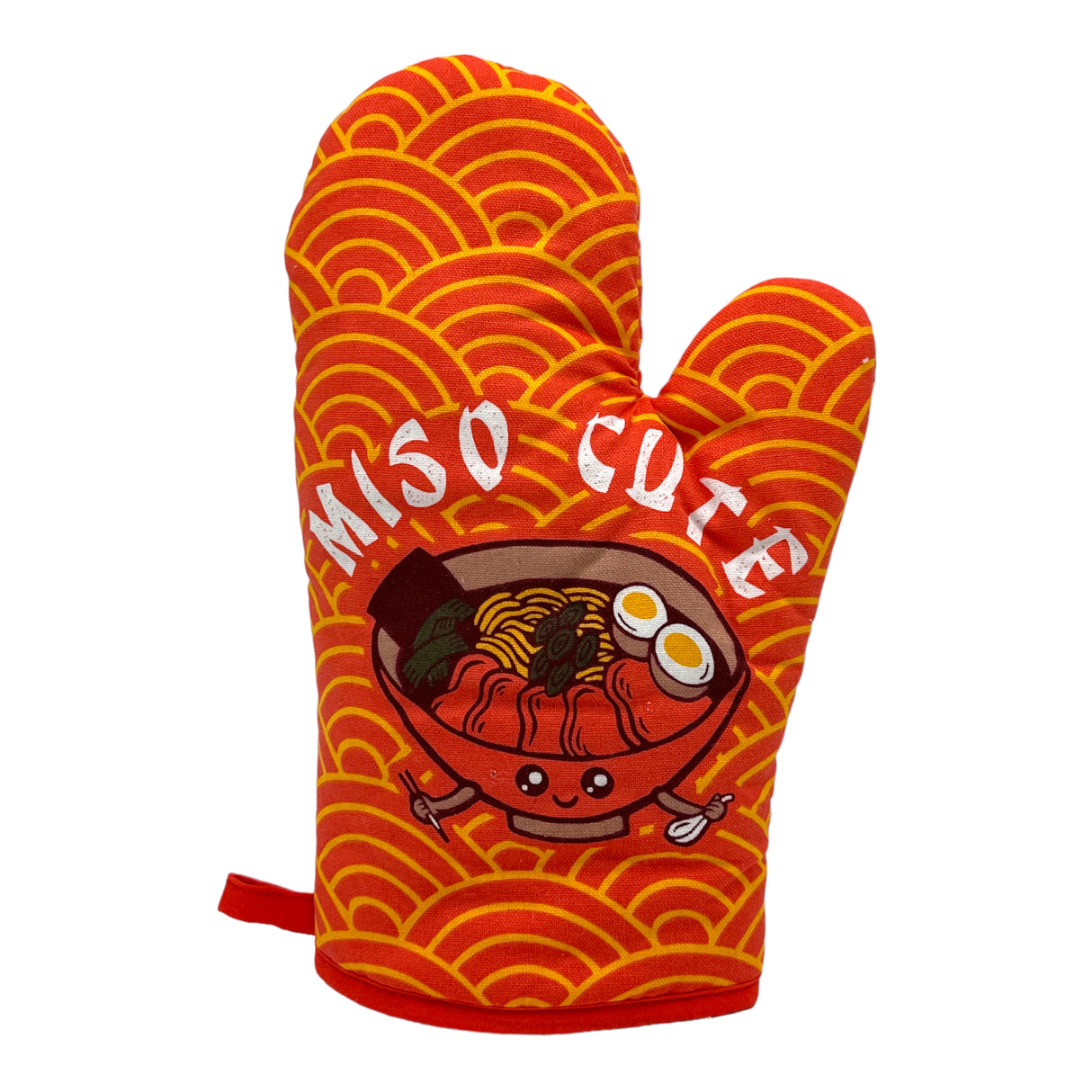 Miso Cute Oven Mitt Funny Cute Japanesse Soup Novelty Kitchen Pot Holder