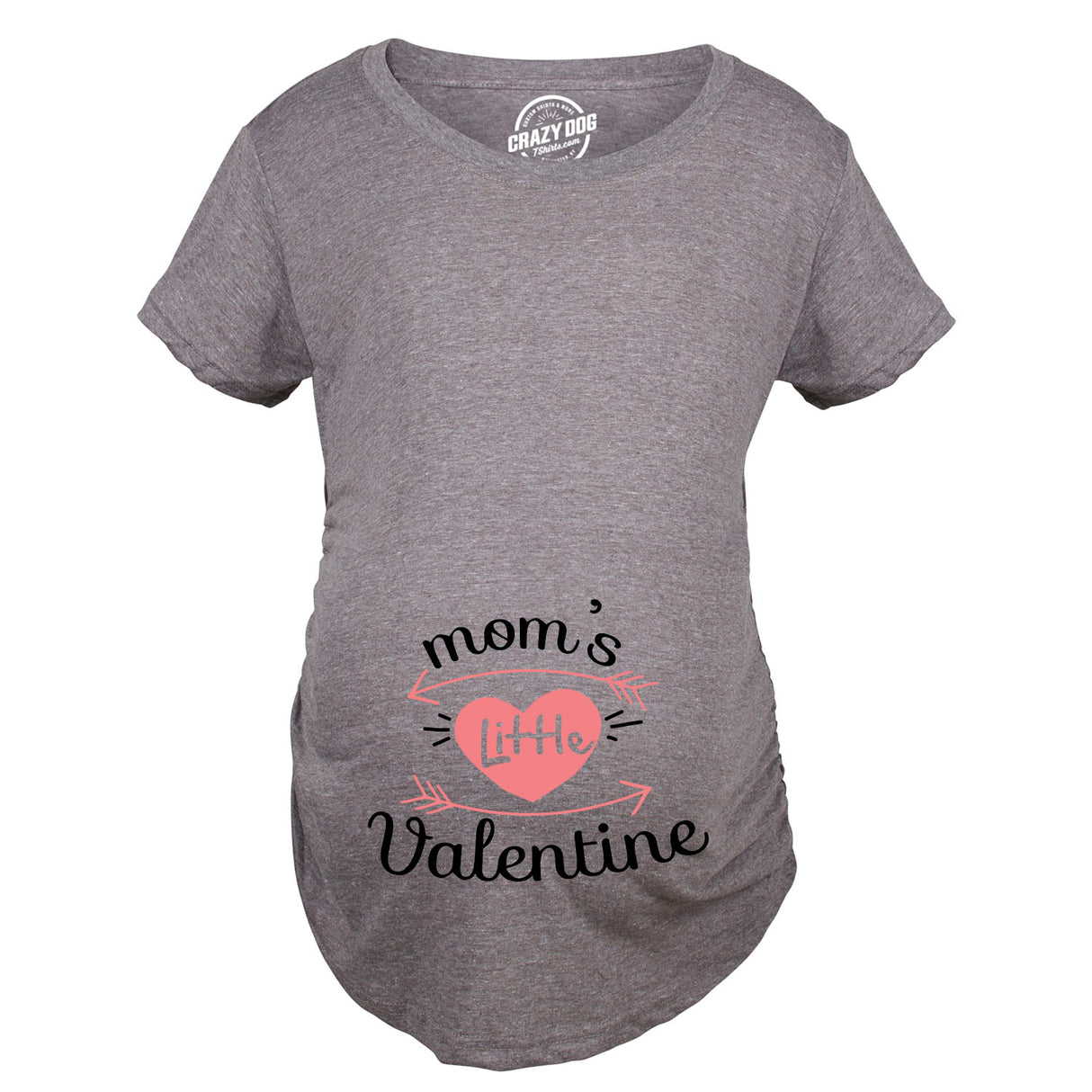 Maternity Moms Little Valentines Day Cute Announcement Baby Pregnancy T Shirt