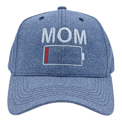 Mom Battery Low Hat Funny Mothers Day Tired Parenting Cap