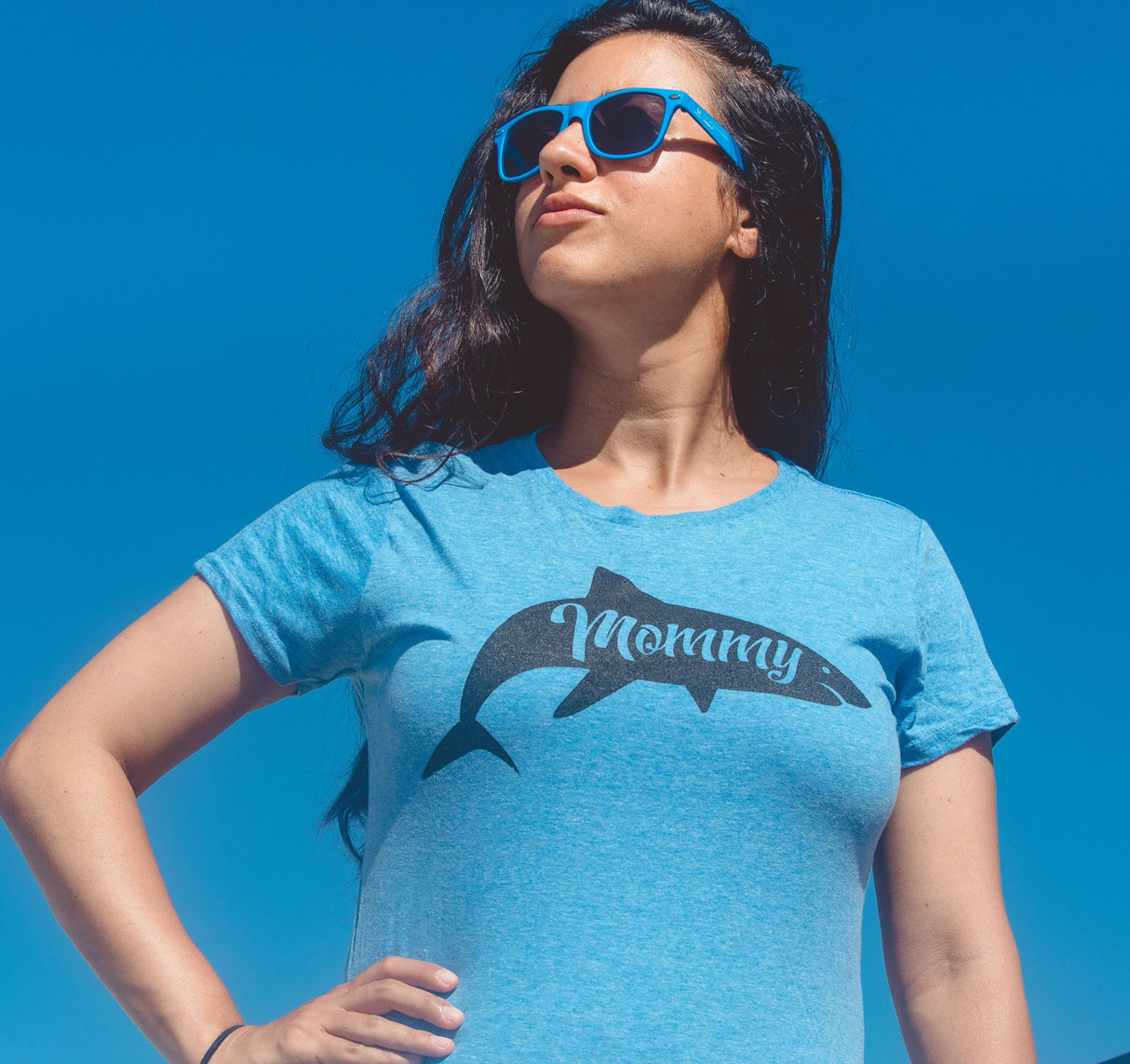 Mama Sharks Glasses Tshirt Gift For Womens Mama Sharks Glasses Tshirt Gift For Womens