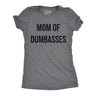 Womens Funny T Shirts Mom Of Dumbasses Sarcastic Mothers Day Tee For Ladies