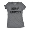 Womens Funny T Shirts Mom Of Dumbasses Sarcastic Mothers Day Tee For Ladies