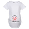 Maternity Moms Little Valentines Day Cute Announcement Baby Pregnancy T Shirt