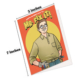 Funny Father's Day Cards Hilarious Assorted Cards for Dad With Envelopes