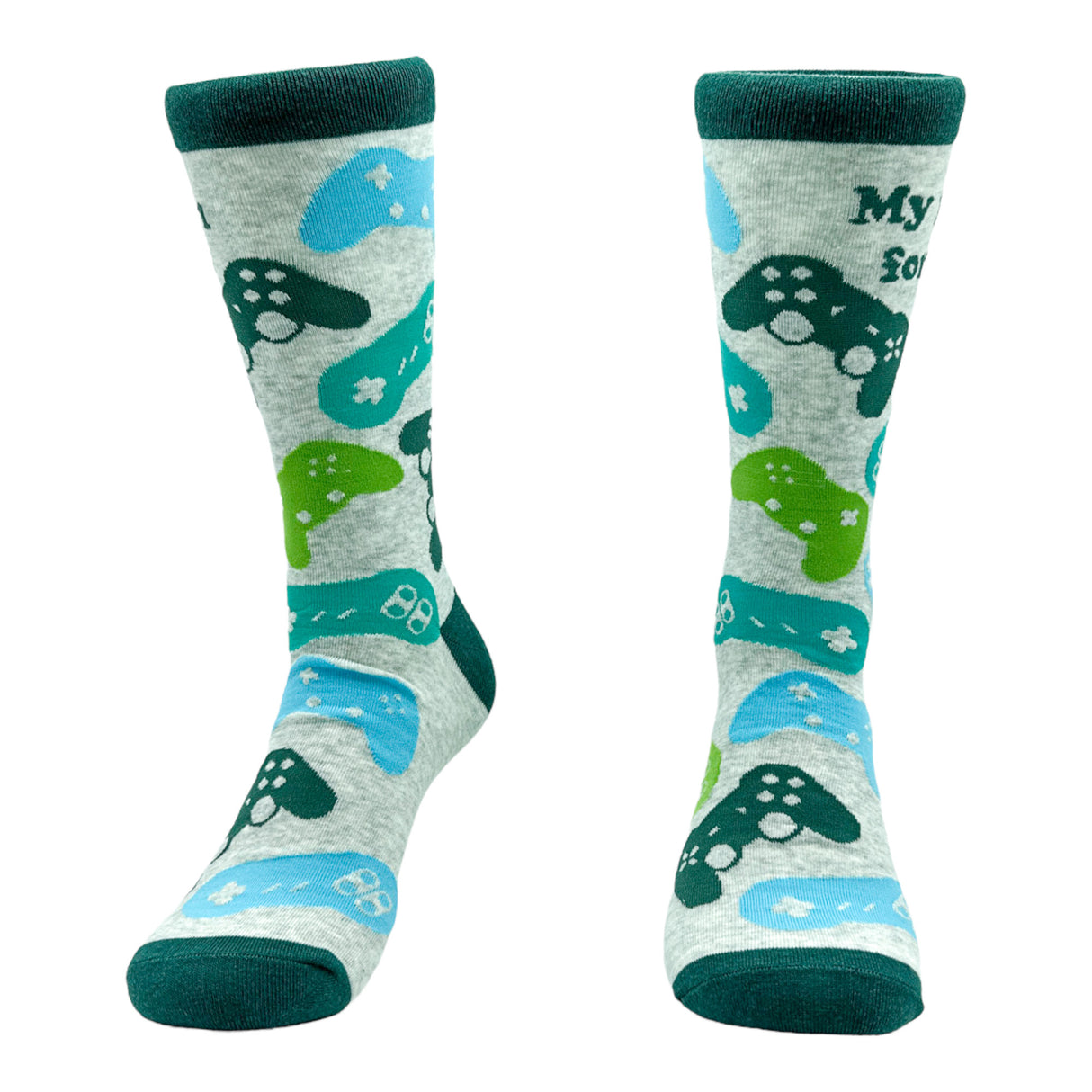 Men's I Paused My Game For This Socks Funny Nerdy Video Game Novelty Footwear