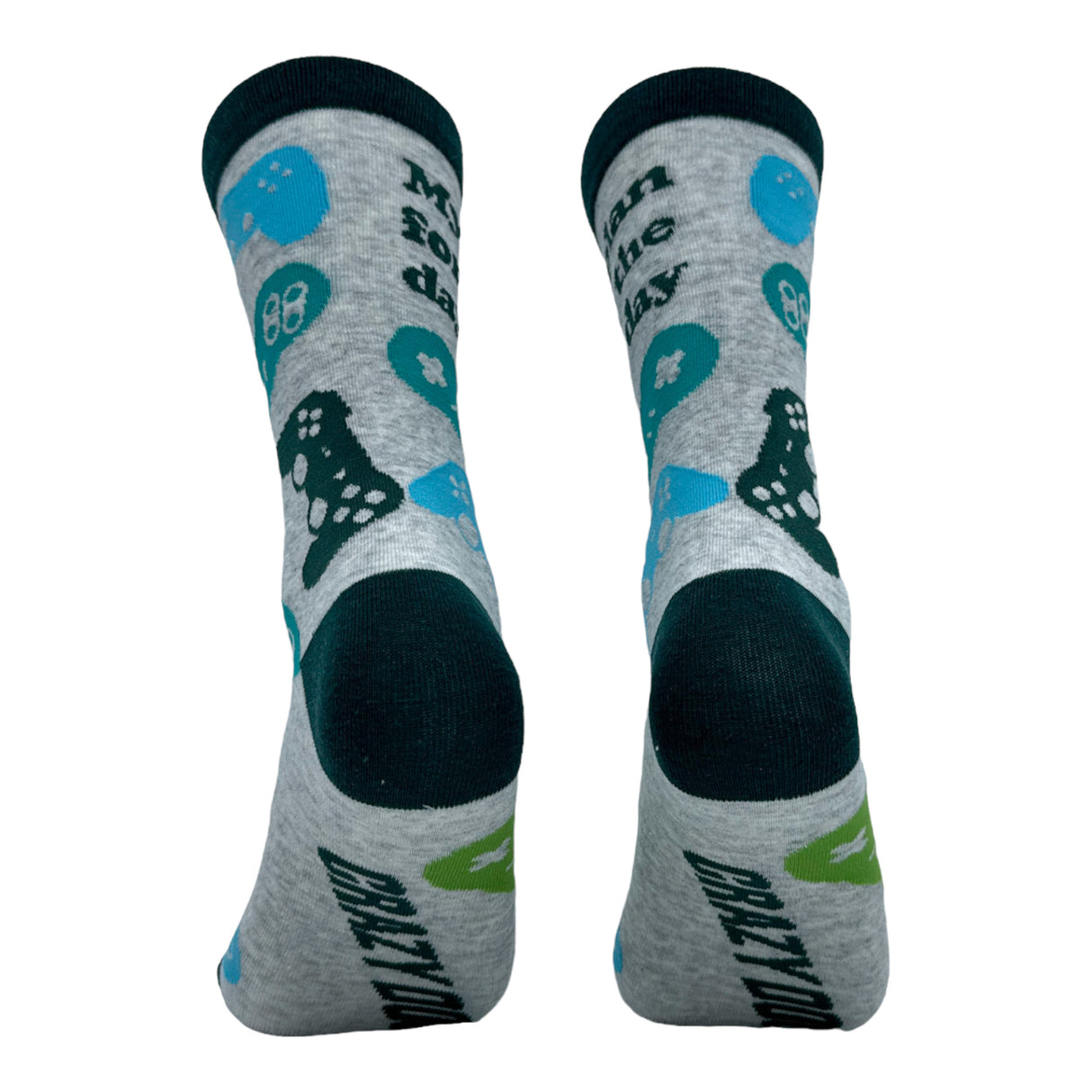 Women's My Plan for The Day Socks Funny Video Game Controller Footwear