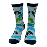 Women's My Plan For The Day Socks Funny Video Game Controller Footwear